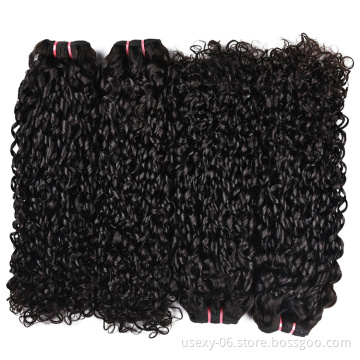 Usexy Best Selling Items Shedding Free Tangle Virgin Hair From Indian Pixie Curl Rim Hair Double Drawn